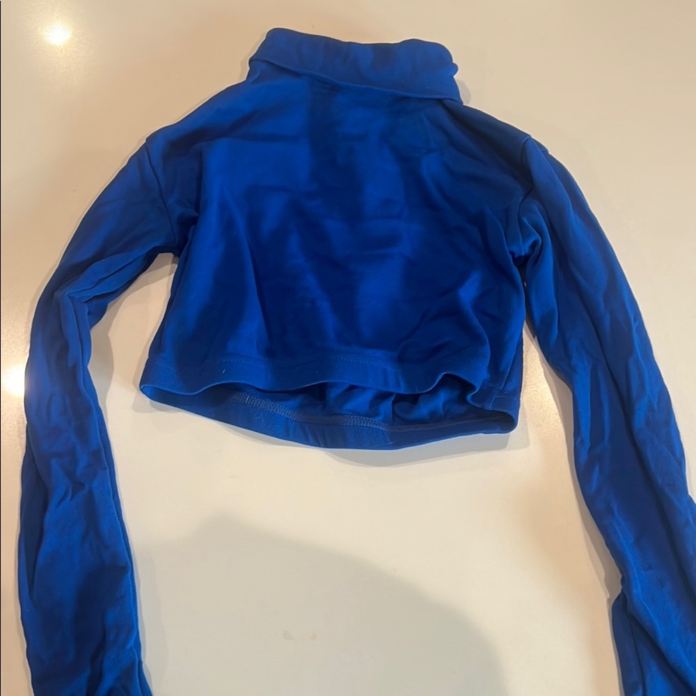 Youth Royal Blue Long Sleeve Dance/Cheer Top